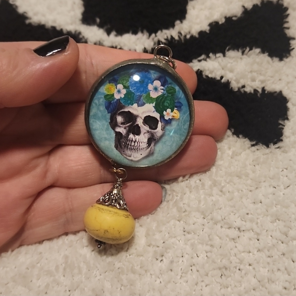 Vintage Skull Charm